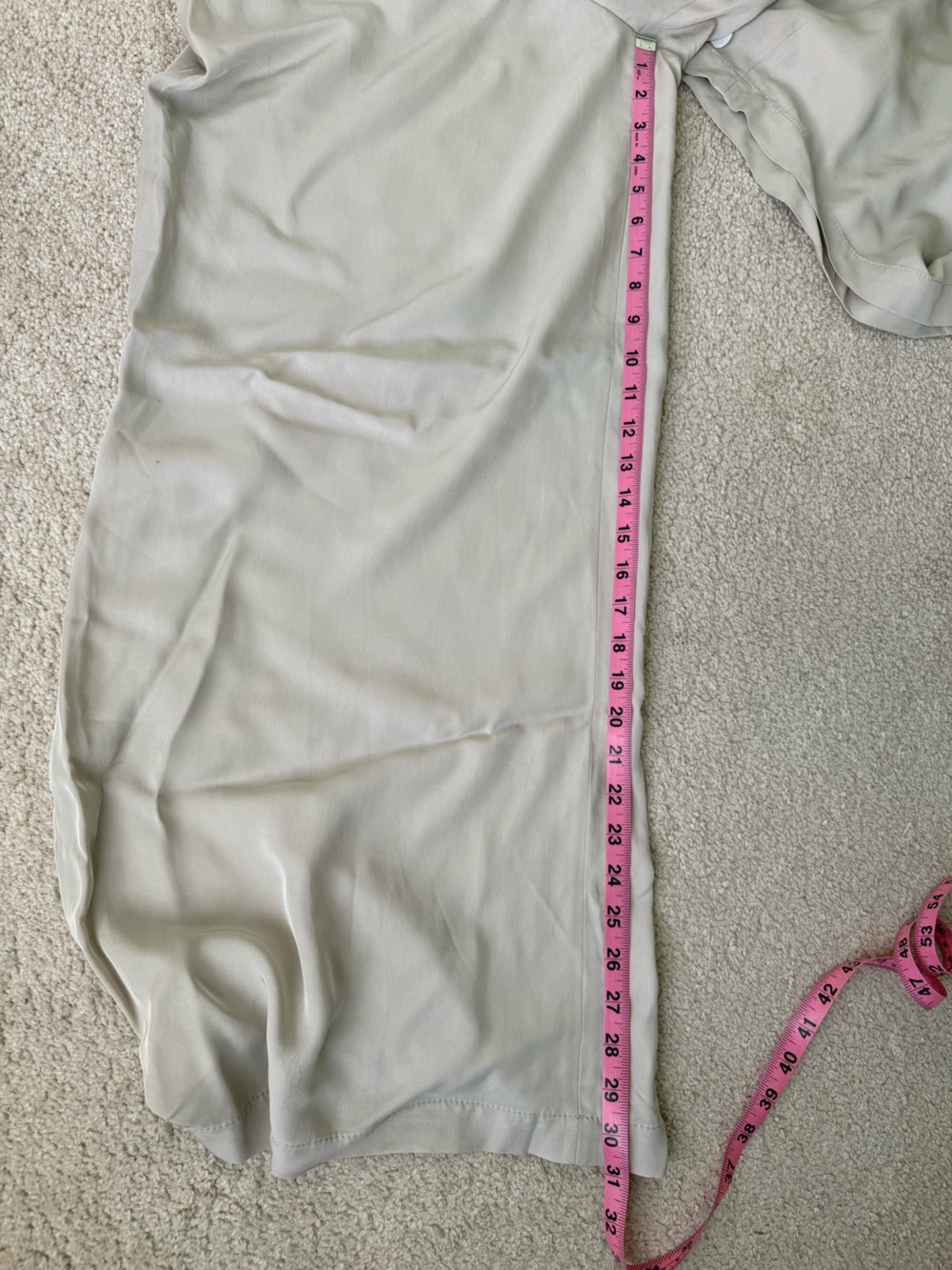 Zara Wide Leg Pants in Light Beige - Picture 6 of 10